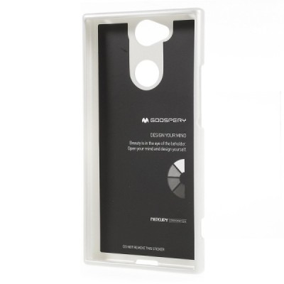 Sony Xperia XA2 (XA2 Dual) Mercury sudrabs cieta silikona (TPU) apvalks / vacins.lv