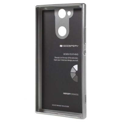 Sony Xperia XA2 (XA2 Dual) Mercury pelēks cieta silikona (TPU) apvalks / Vacins.lv