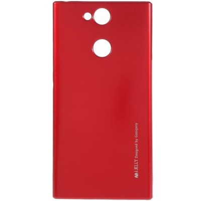 Sony Xperia XA2 (XA2 Dual) Mercury raudonas kieto silikono tpu dėklas - nugarėlė / Priedai.lt