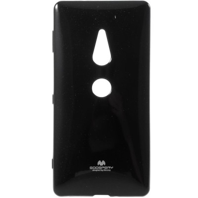 Sony Xperia XZ2 Mercury juodas kieto silikono TPU dėklas - nugarėlė / Priedai.lt