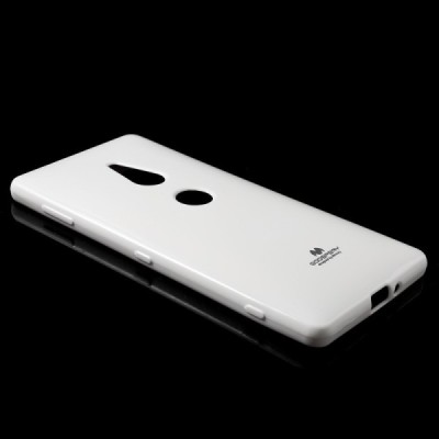 Sony Xperia XZ2 Mercury balts cieta silikona (TPU) apvalks / vacins.lv