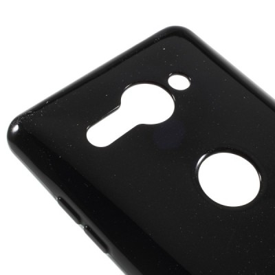 Sony Xperia XZ2 Compact Mercury melns cieta silikona (TPU) apvalks / vacins.lv