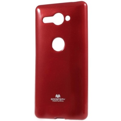 Sony Xperia XZ2 Compact Mercury raudonas kieto silikono TPU dėklas - nugarėlė / Priedai.lt