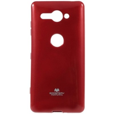 Sony Xperia XZ2 Compact Mercury raudonas kieto silikono TPU dėklas - nugarėlė / Priedai.lt