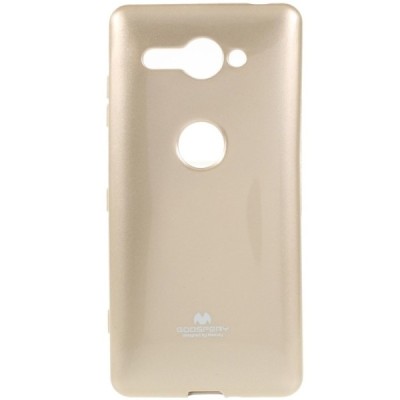 Sony Xperia XZ2 Compact Mercury auksinis kieto silikono TPU dėklas - nugarėlė / Priedai.lt