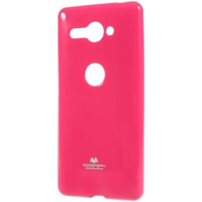 Sony Xperia XZ2 Compact Mercury tamsiai rožinis kieto silikono TPU dėklas - nugarėlė / Priedai.lt