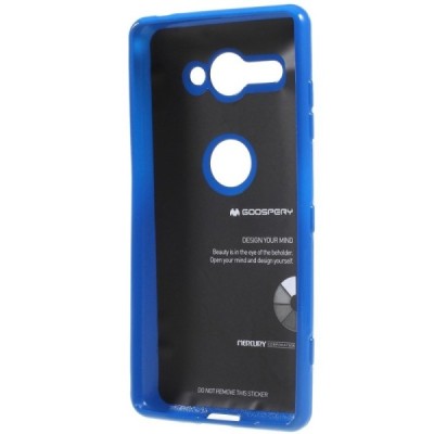 Sony Xperia XZ2 Compact Mercury tumši zils cieta silikona (TPU) apvalks / vacins.lv