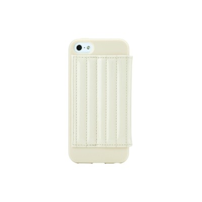 Smėlio spalvos „8thdays“ Jessie's Melody prabangus atverčiamas Apple iPhone SE (5, 5s) dėklas (dėkliukas) / Priedai.lt