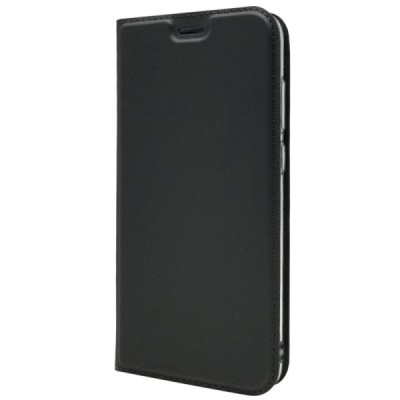 „Dux Ducis“ Skin serijos Huawei Y6 2018 (Honor 7A) pilkas odinis atverčiamas dėklas / Priedai.lt