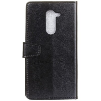 Nokia 7 Plus atvēramais ādas melns maciņš, grāmata (maks) / Vacins.lv