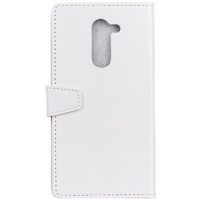 Nokia 7 Plus atvēramais ādas balts maciņš, grāmata (maks) / Vacins.lv