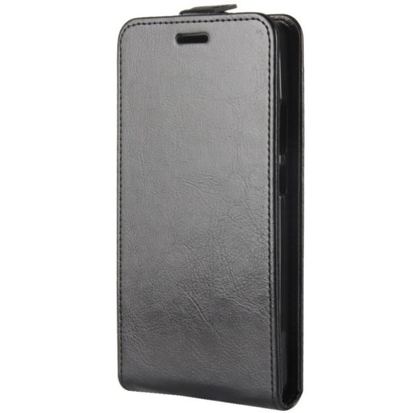 Klasisks atvēramais maciņš - melns (Nokia 7 Plus)