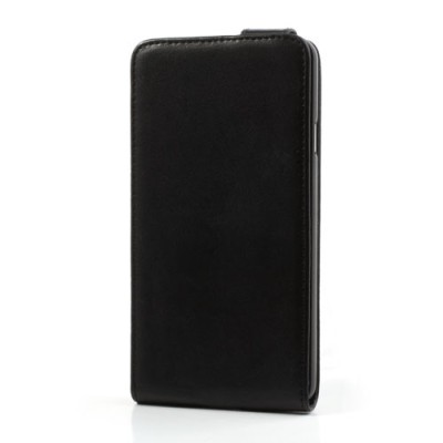 Klasikinis atverčiamas juodas odinis Samsung Galaxy Note 3 N9005 dėklas / Priedai.lt