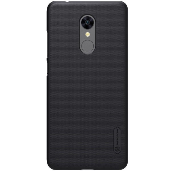 „Nillkin“ Frosted Shield apvalks - melns + ekrāna aizsargplēve (Redmi 5)
