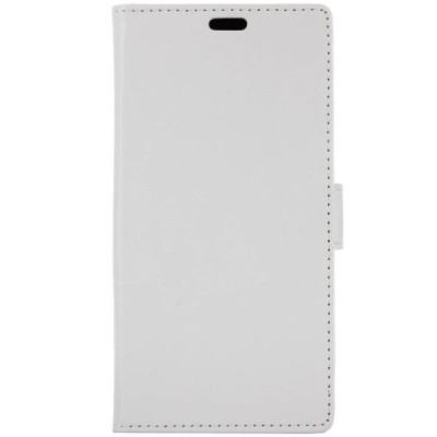 Xiaomi Redmi 5 atvēramais ādas balts maciņš, grāmata (maks) / Vacins.lv