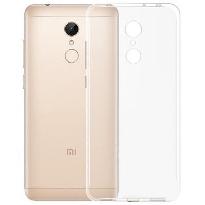Xiaomi Redmi 5 dzidrs (caurspīdīgs) cieta silikona TPU pasaulē planākais pelēks apvalks / Vacins.lv
