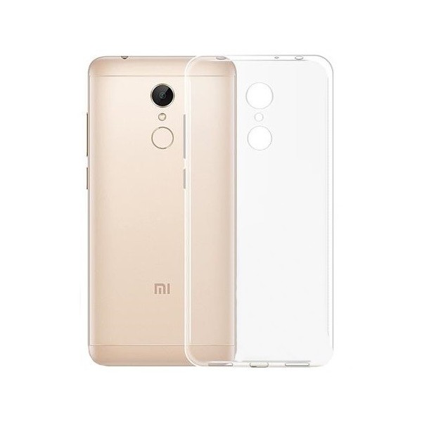 Planākais TPU dzidrs apvalks - pelēks (Redmi 5)