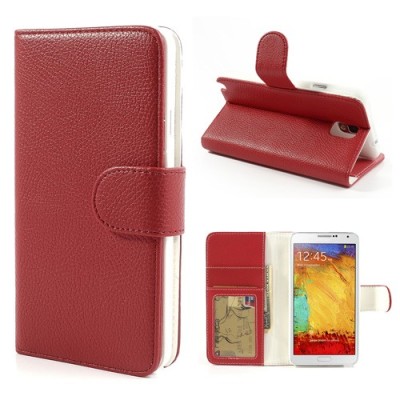 Odinis atverčiamas radonas Samsung Galaxy Note 3 dėklas (dėkliukas) - piniginė / Priedai.lt