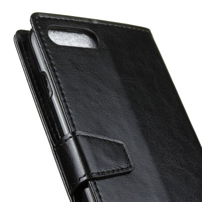 Huawei Honor 10 atvēramais ādas melns maciņš, grāmata (maks) / Vacins.lv