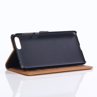 Huawei Honor 10 atvēramais ādas gaiši brūns retro maciņš (maks) / Vacins.lv