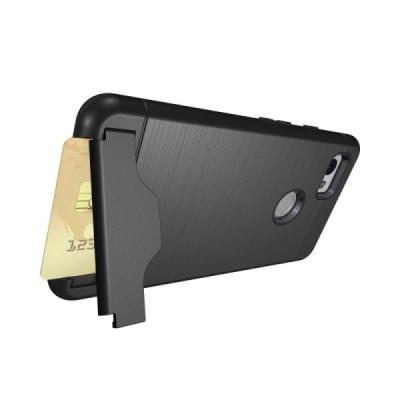 Google Pixel 2 XL pastiprinātas aizsardzības melns apvalks / Vacins.lv