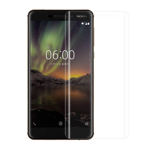 „Imak“ apsauginė ekrano plėvelė (pilnai dengianti) - skaidri (Nokia 6 2018)