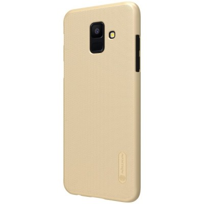 Nillkin Frosted Shield Samsung Galaxy A6 2018 (A600F) zelta plastmasas futrālis / Vacins.lv
