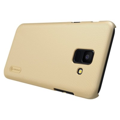 Nillkin Frosted Shield Samsung Galaxy A6 2018 (A600F) zelta plastmasas futrālis / Vacins.lv