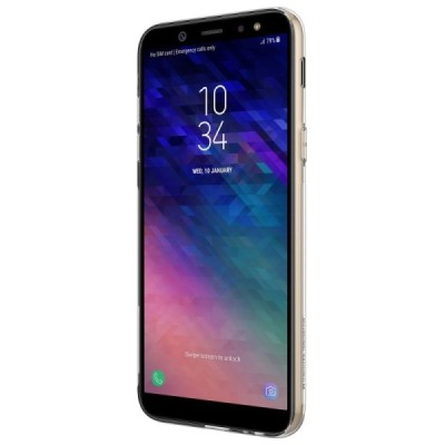 Samsung Galaxy A6 2018 (A600F) Nillkin Nature dzidrs (caurspīdīgs) silikona planākais apvalks / Vacins.lv