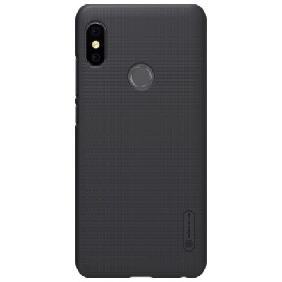 Xiaomi Redmi Note 5 2018 (Redmi Note 5 Pro) Nillkin Frosted Shield melns plastmasas apvalks / vacins.lv
