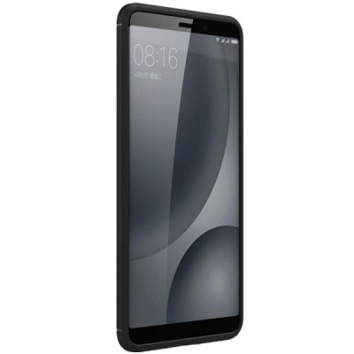 Xiaomi Redmi Note 5 2018 (Redmi Note 5 Pro) „Mofi“ kieto silikono TPU juodas dėklas - nugarėlė | Priedai.lt