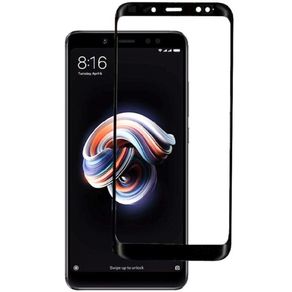 „Imak“ Tempered Glass ekrāna aizsargstikls 0.26 mm - melns (Redmi Note 5 2018)