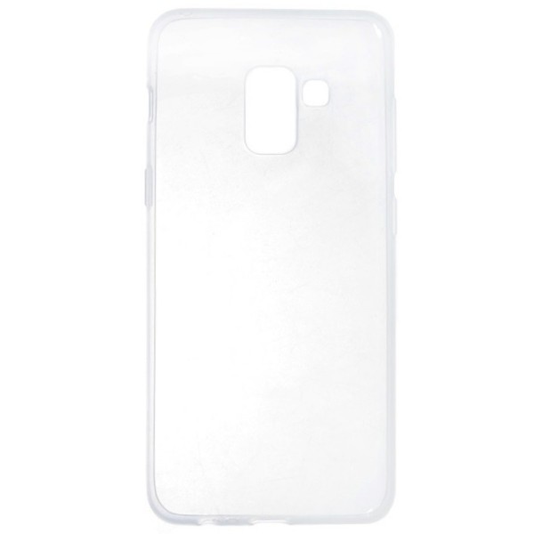 Kieto silikono (TPU) dėklas - skaidrus (Galaxy A6+ 2018)