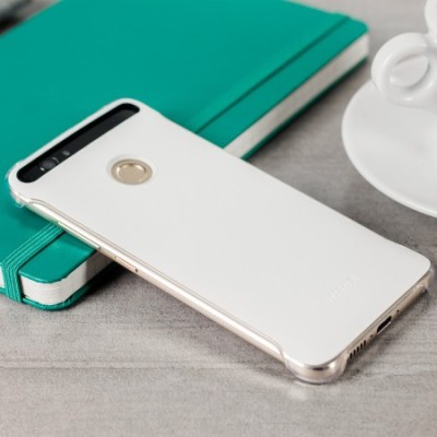 „Huawei“ Leather Case baltas odinis Huawei Nova dėklas, nugarėlė / Priedai.lt