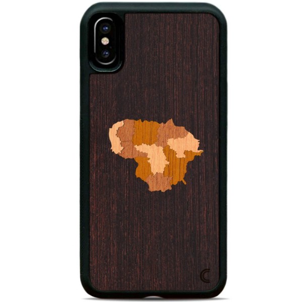 „Crafted Cover“ dabīga koka apvalks - Lietuva (iPhone X / Xs)