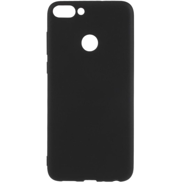 Kieto silikono matinis dėklas - juodas (P smart 2018)