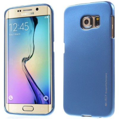 Samsung Galaxy S6 Edge (G925) Mercury zils cieta silikona (TPU) apvalks / vacins.lv