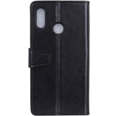 Xiaomi Redmi S2 (Redmi Y2) atvēramais ādas melns maciņš (maks) / Vacins.lv