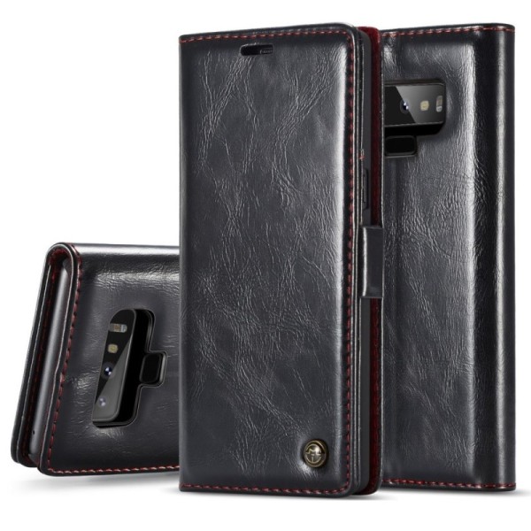 „CaseMe“ solidus atverčiamas dėklas - juodas (Galaxy Note 9)