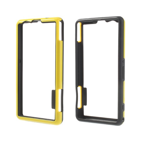Silikoninis rėmelis (bamperis) - geltonas (Xperia Z1 compact)
