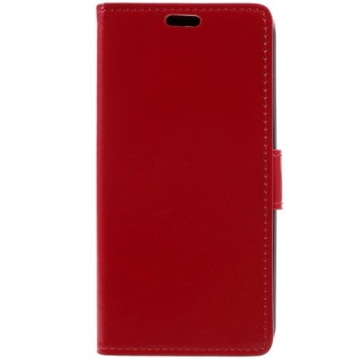 LG K4 2017 (M160) atvēramais ādas sarkans maciņš (maks) / Vacins.lv