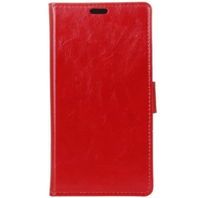 Samsung Galaxy Note 9 (N960F) atvēramais ādas sarkans maciņš (maks) / Vacins.lv