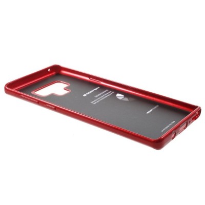 Samsung Galaxy Note 9 (N960F) Mercury sarkans cieta silikona (TPU) apvalks / vacins.lv