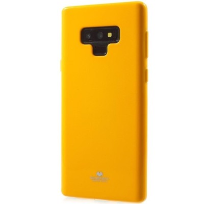 Samsung Galaxy Note 9 (N960F) Mercury dzeltens cieta silikona (TPU) apvalks / vacins.lv