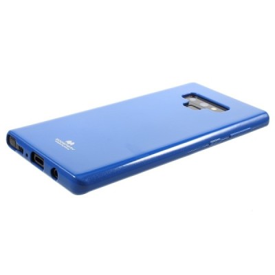 Samsung Galaxy Note 9 (N960F) Mercury tamsiai mėlynas kieto silikono tpu dėklas - nugarėlė / Priedai.lt
