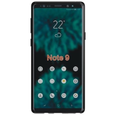 Samsung Galaxy Note 9 (N960F) kieto silikono TPU juodas dėklas - nugarėlė / Priedai.lt