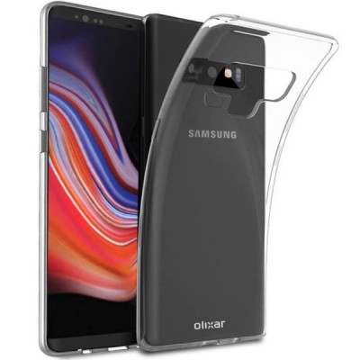 Samsung Galaxy Note 9 (N960) dzidrs (caurspīdīgs) cieta silikona TPU pasaulē planākais apvalks / Vacins.lv