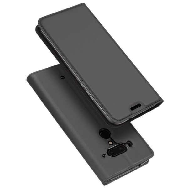 „Dux Ducis“ Skin atverčiamas dėklas - juodas (U12 Plus)