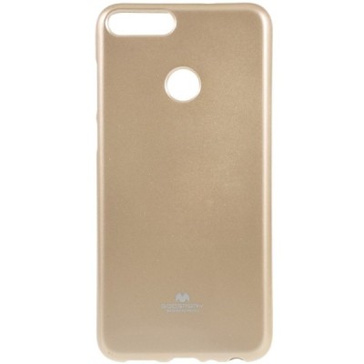 Huawei P smart 2018 (Enjoy 7S) auksinis Mercury kieto silikono (TPU) dėklas - nugarėlė / Priedai.lt