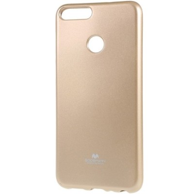 Huawei P smart 2018 (Enjoy 7S) auksinis Mercury kieto silikono (TPU) dėklas - nugarėlė / Priedai.lt